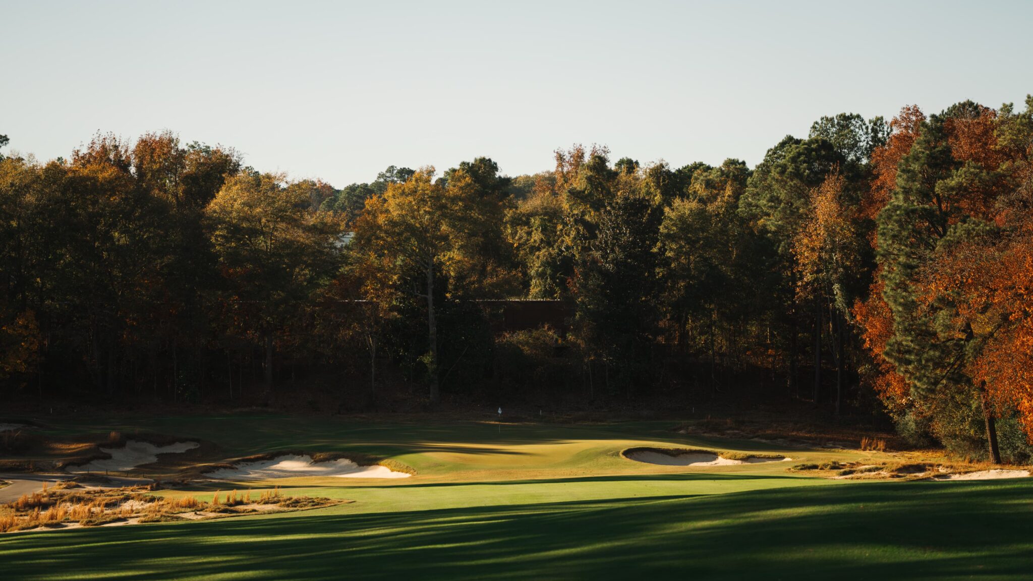 Ground-level course view, fall 2025.